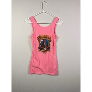 vintage harley davidson Women's Pink Tank Top Florida Sz s